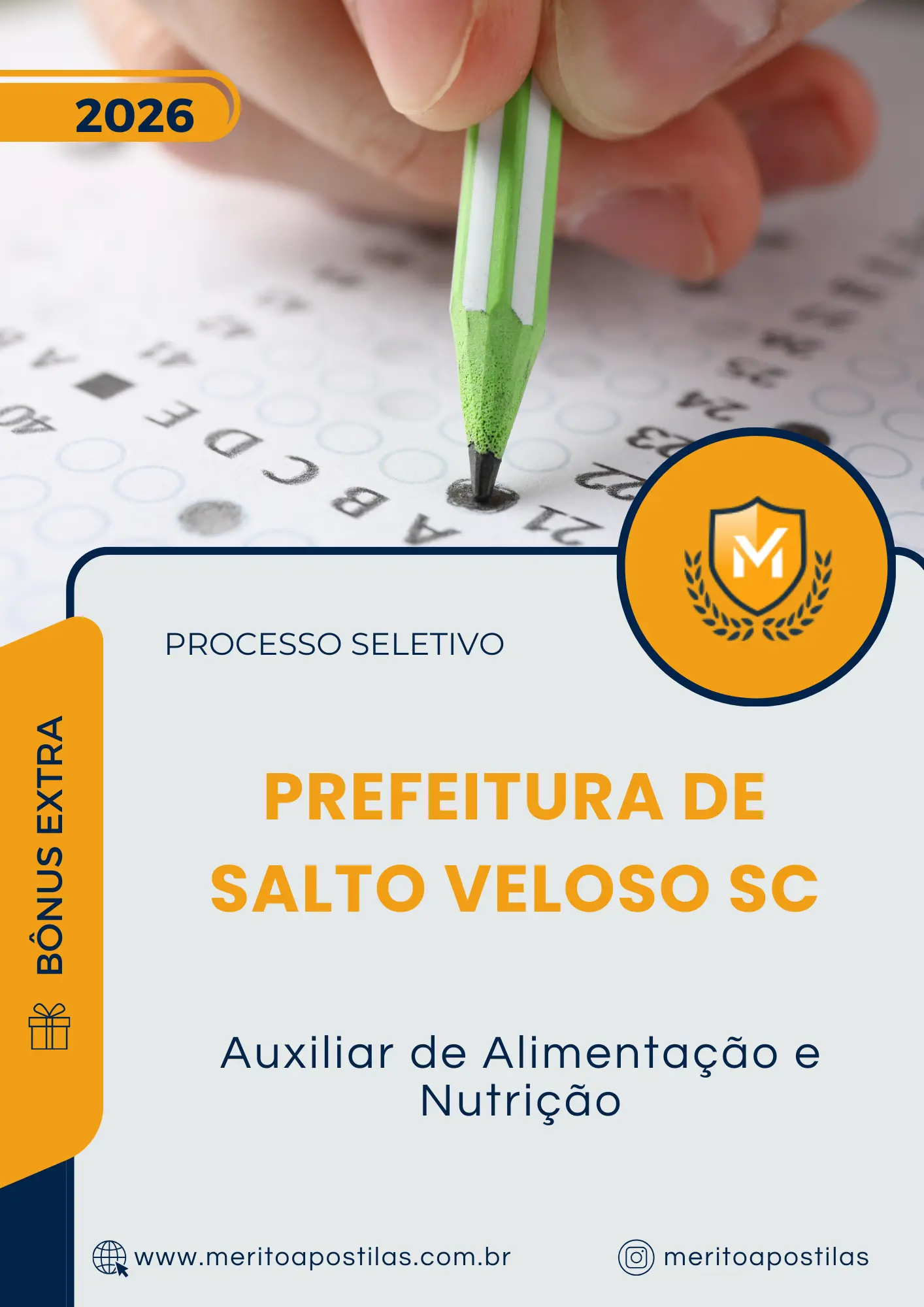Apostila Auxiliar de Alimentação e Nutrição Prefeitura de Salto Veloso SC 2026