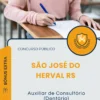 Apostila Auxiliar de Consultório Dentário Prefeitura de São José do Herval RS 2026