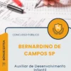 Apostila Auxiliar de Desenvolvimento Infantil Prefeitura de Bernardino de Campos SP 2026