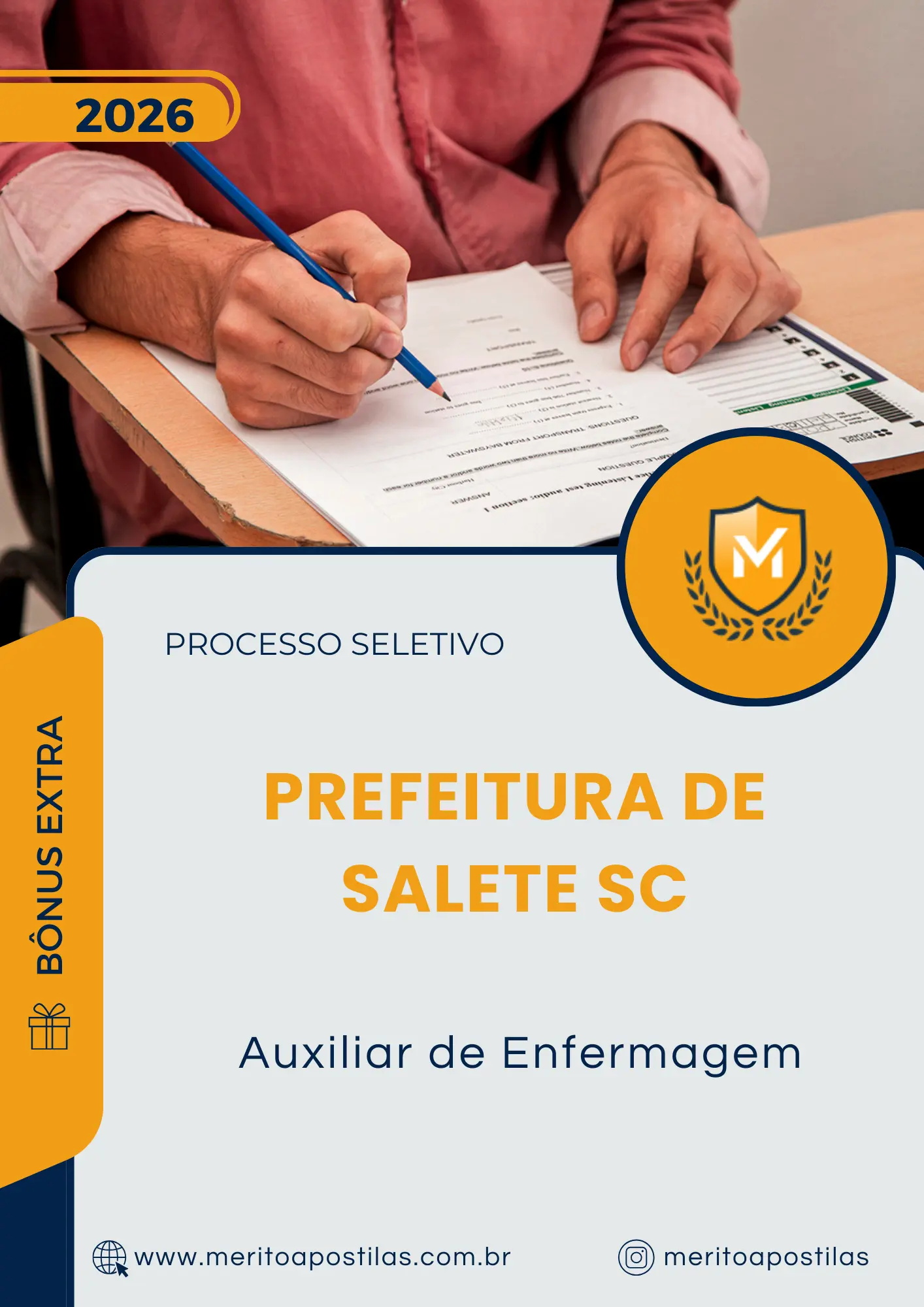Apostila Auxiliar de Enfermagem Prefeitura de Salete SC 2026