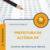 Apostila Auxiliar de Serviços Gerais Prefeitura de Altônia PR 2026