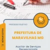 Apostila Auxiliar de Serviços Recepcionista Prefeitura de Maravilhas MG 2026