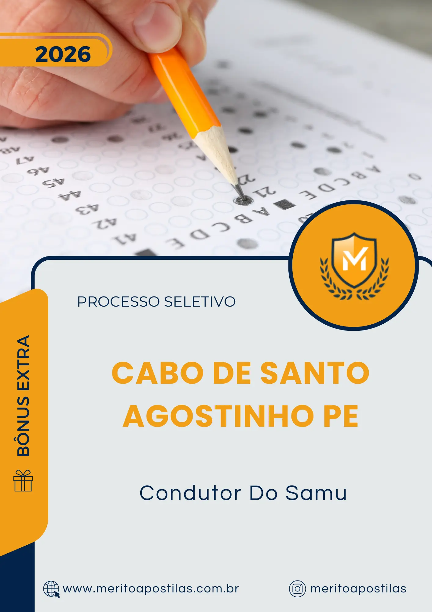 Apostila Condutor Do Samu Prefeitura de Cabo de Santo Agostinho PE 2026