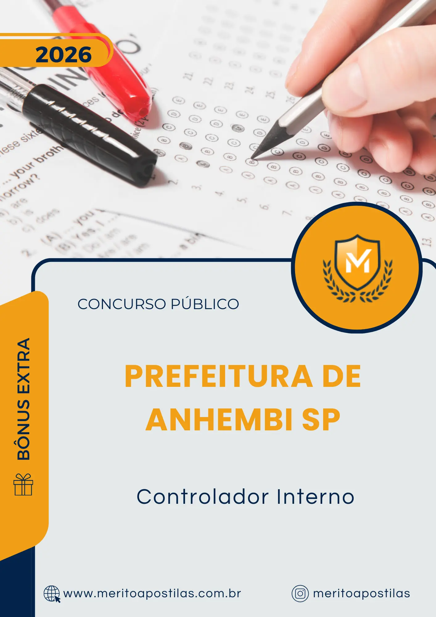 Apostila Controlador Interno Prefeitura de Anhembi SP 2026