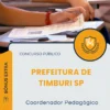 Apostila Coordenador Pedagógico Prefeitura de Timburi SP 2026