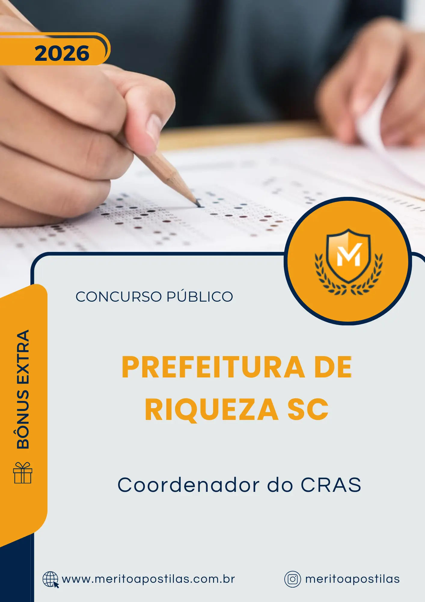 Apostila Coordenador do CRAS Prefeitura de Riqueza SC 2026