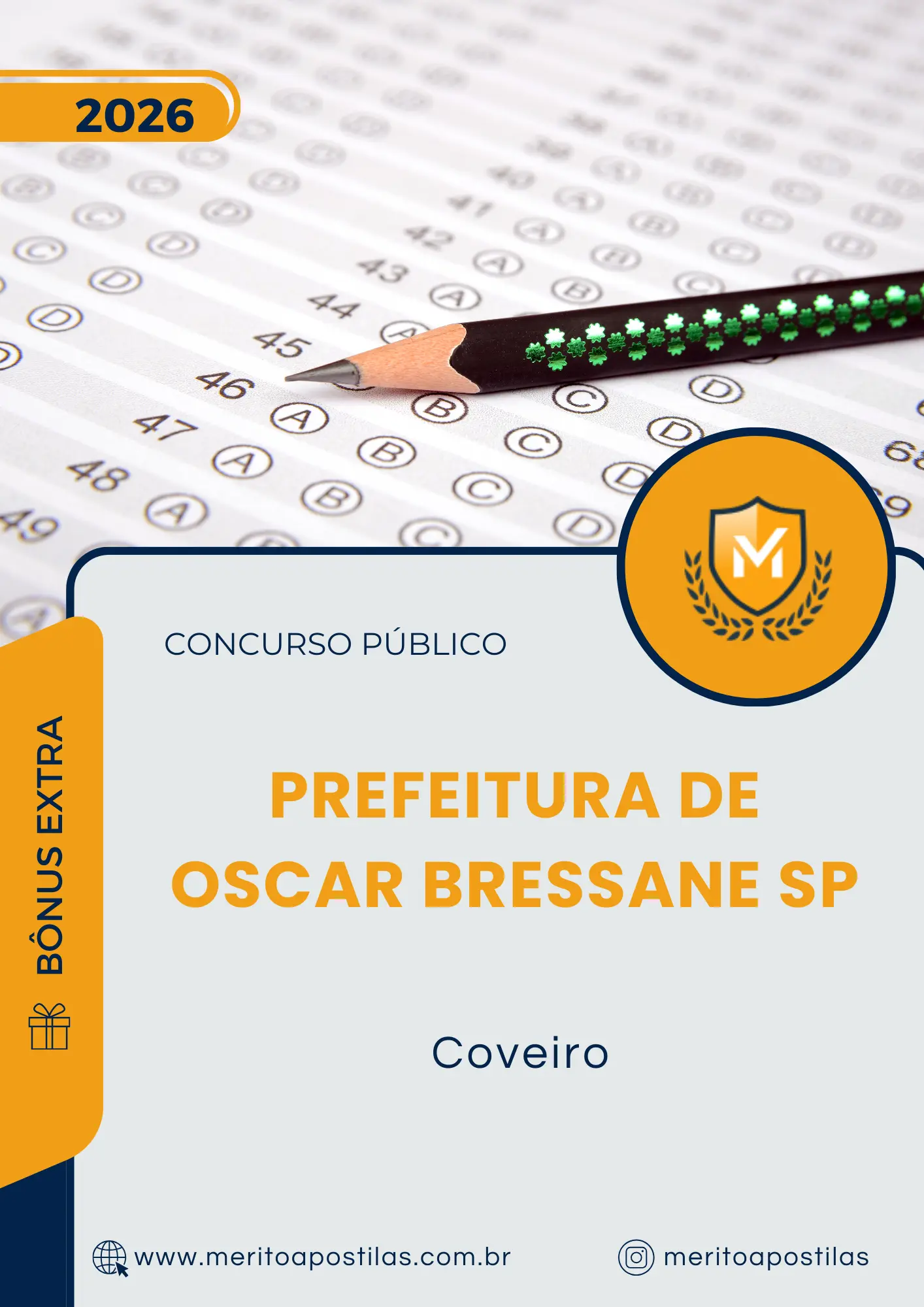 Apostila Coveiro Prefeitura de Oscar Bressane SP 2026