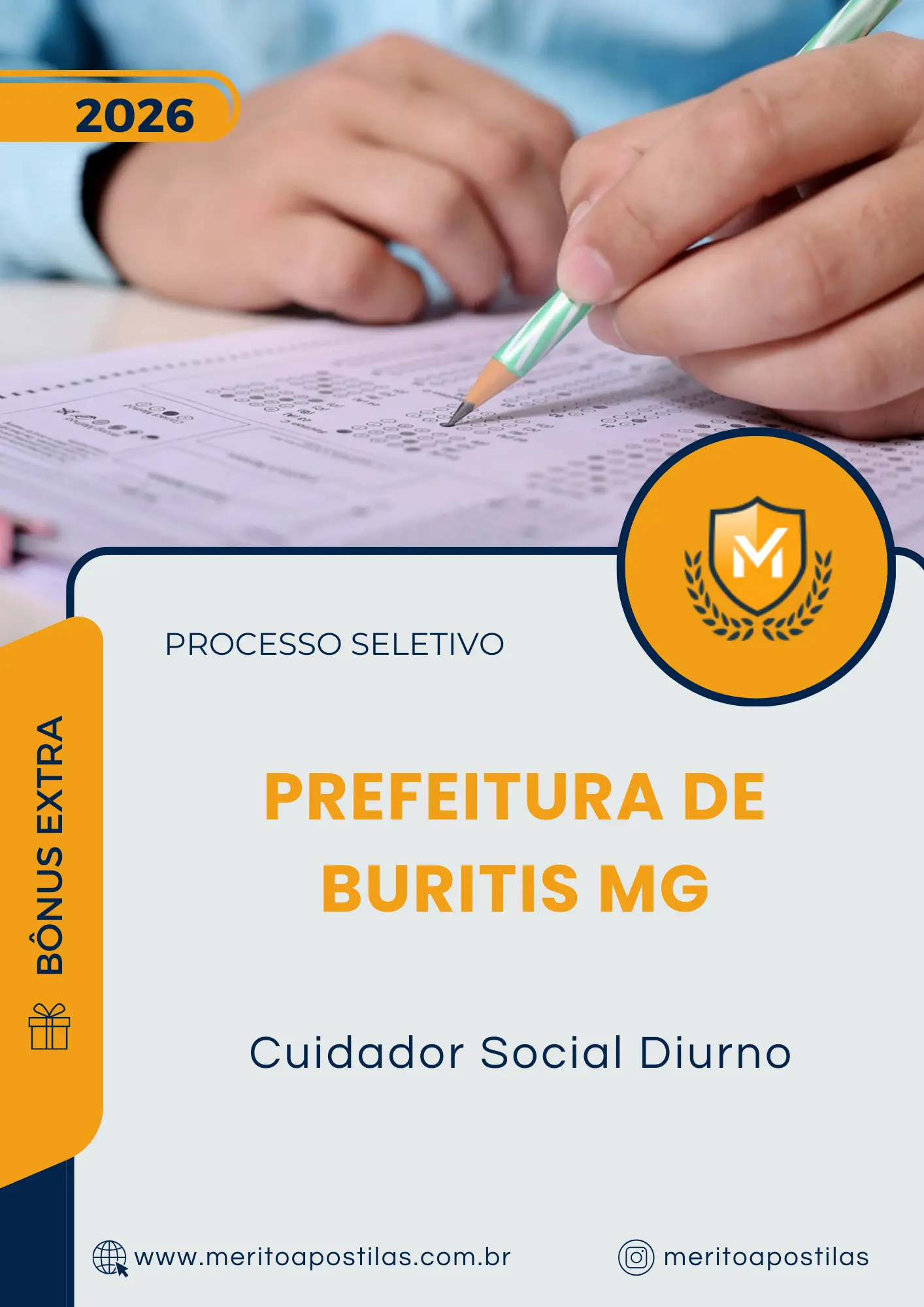 Apostila Cuidador Social Diurno Prefeitura de Buritis MG 2026