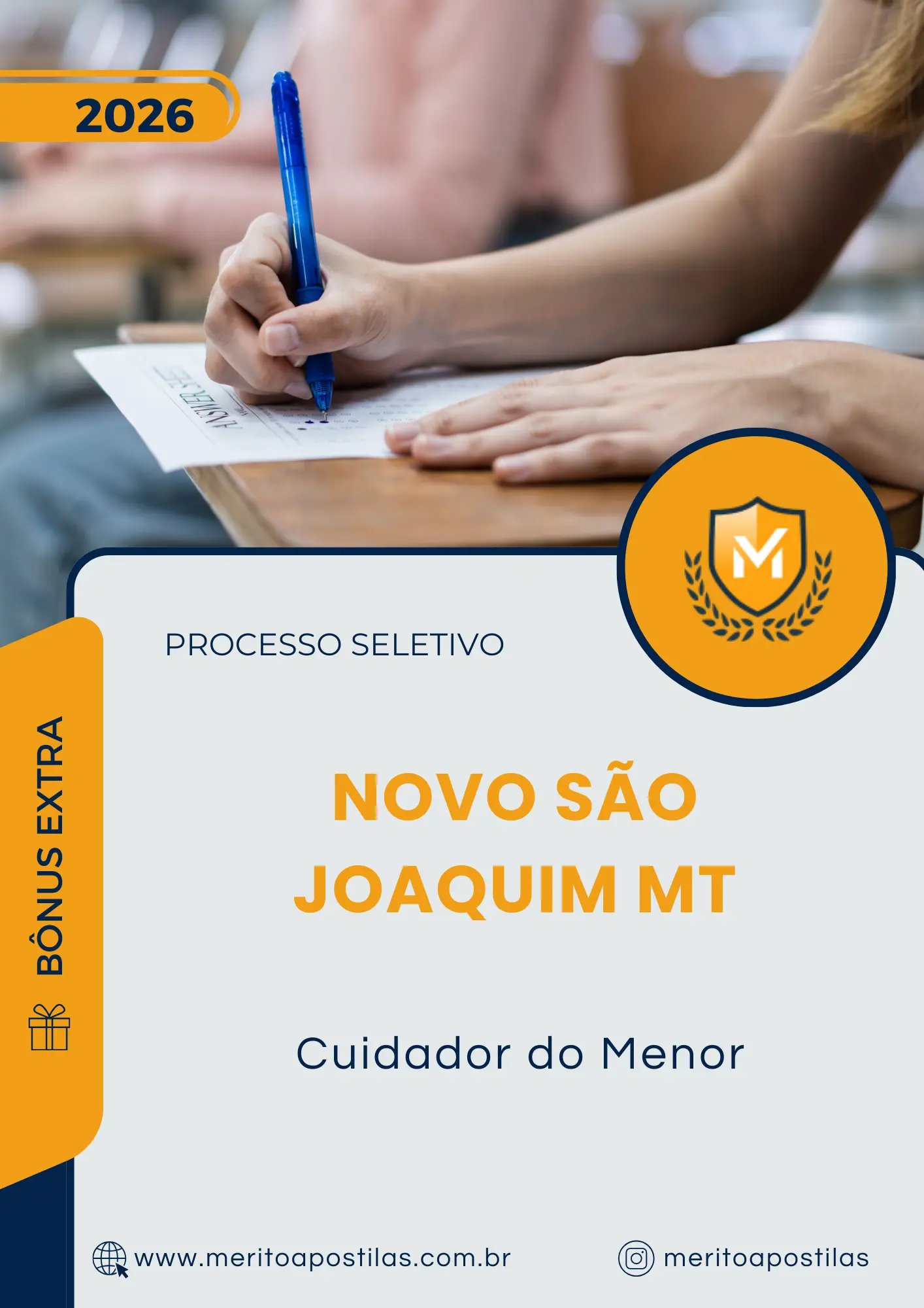 Apostila Cuidador do Menor Prefeitura de Novo São Joaquim MT 2026