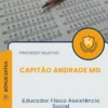 Apostila Educador Físico Assistência Social Prefeitura de Capitão Andrade MG 2026