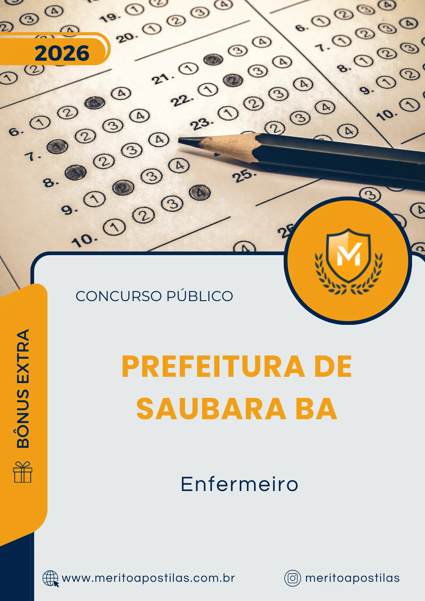 Apostila Enfermeiro Prefeitura de Saubara BA 2026