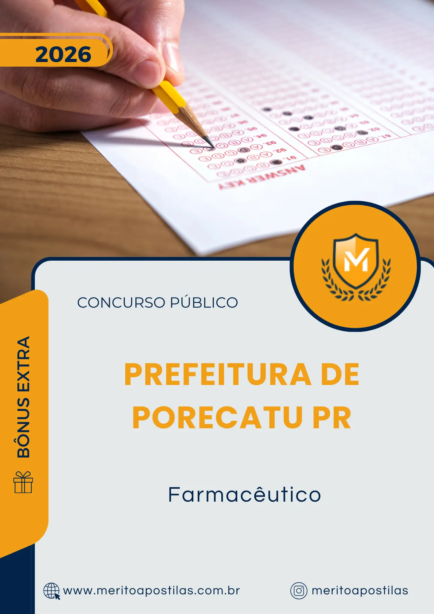 Apostila Farmacêutico Prefeitura de Porecatu PR 2026