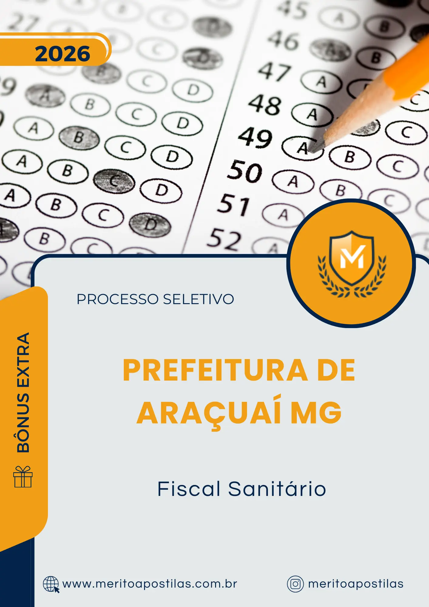 Apostila Fiscal Sanitário Prefeitura de Araçuaí MG 2026