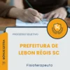 Apostila Fisioterapeuta Prefeitura de Lebon Régis SC 2026