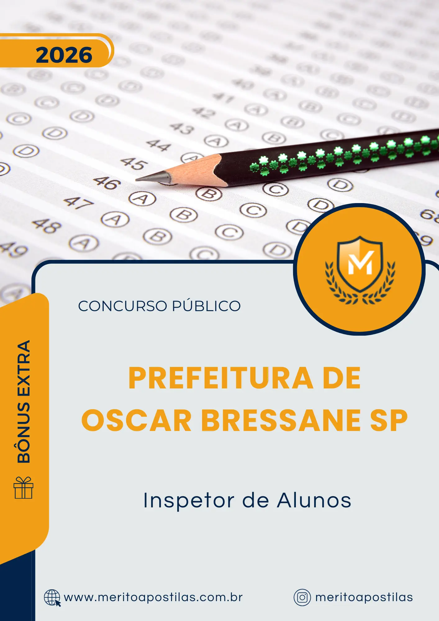 Apostila Inspetor de Alunos Prefeitura de Oscar Bressane SP 2026