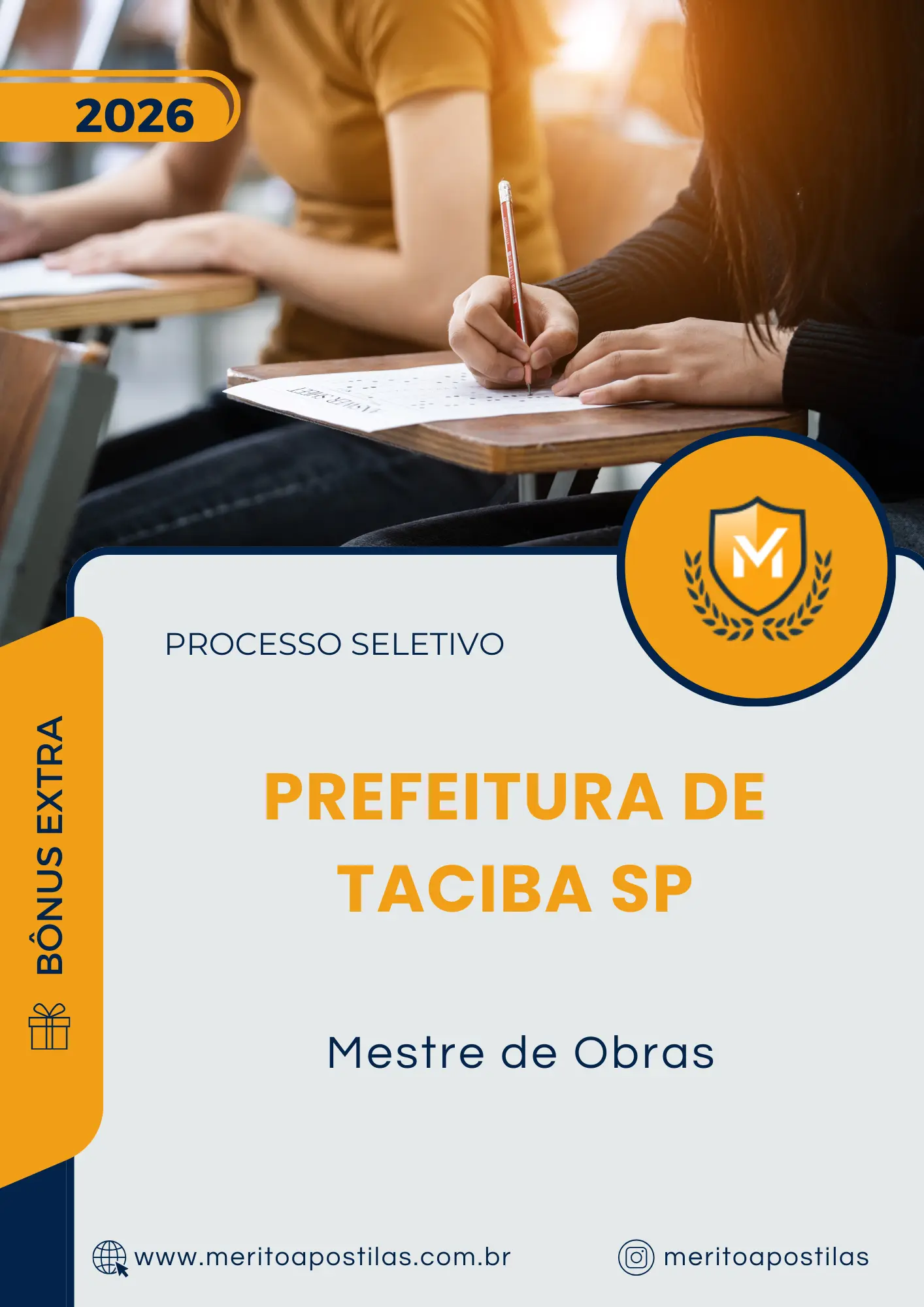 Apostila Mestre de Obras Prefeitura de Taciba SP 2026