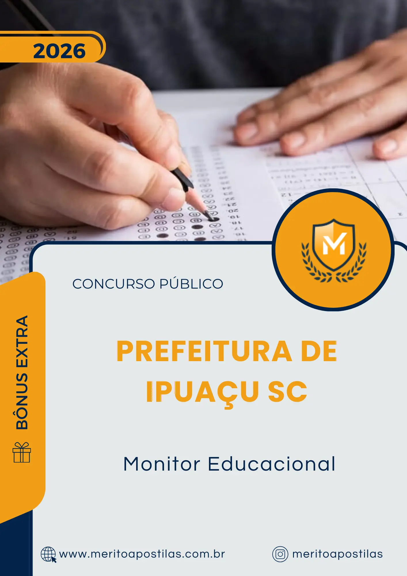 Apostila Monitor Educacional Prefeitura de Ipuaçu SC 2026