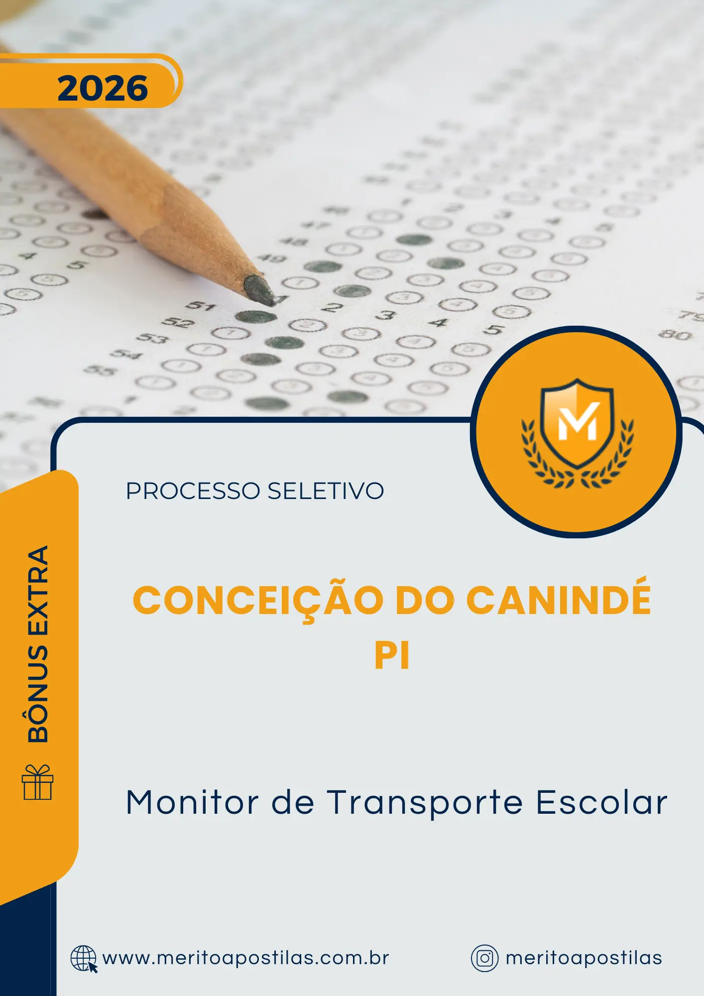 Apostila Monitor de Transporte Escolar Prefeitura de Conceição do Canindé PI 2026