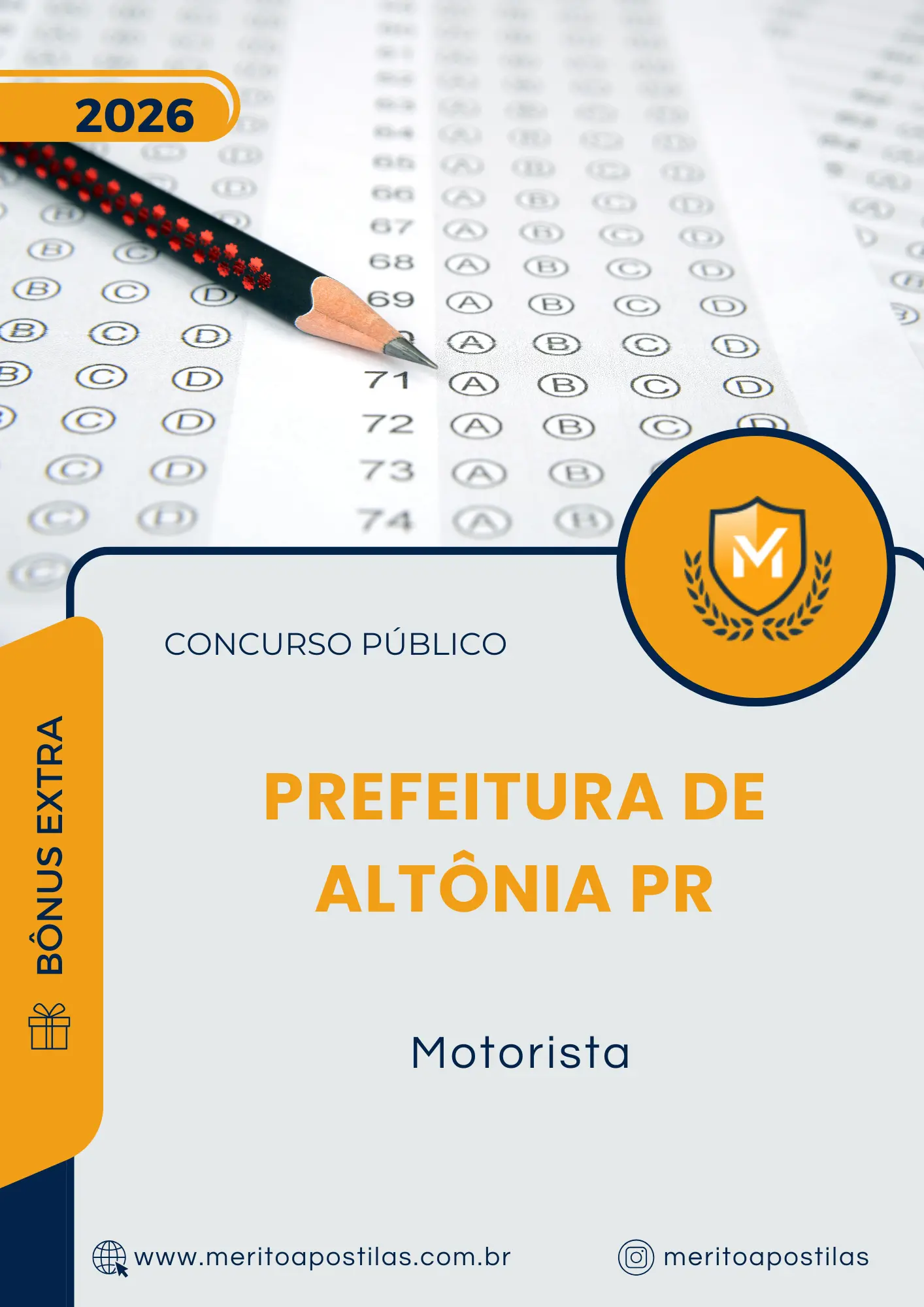 Apostila Motorista Prefeitura de Altônia PR 2026