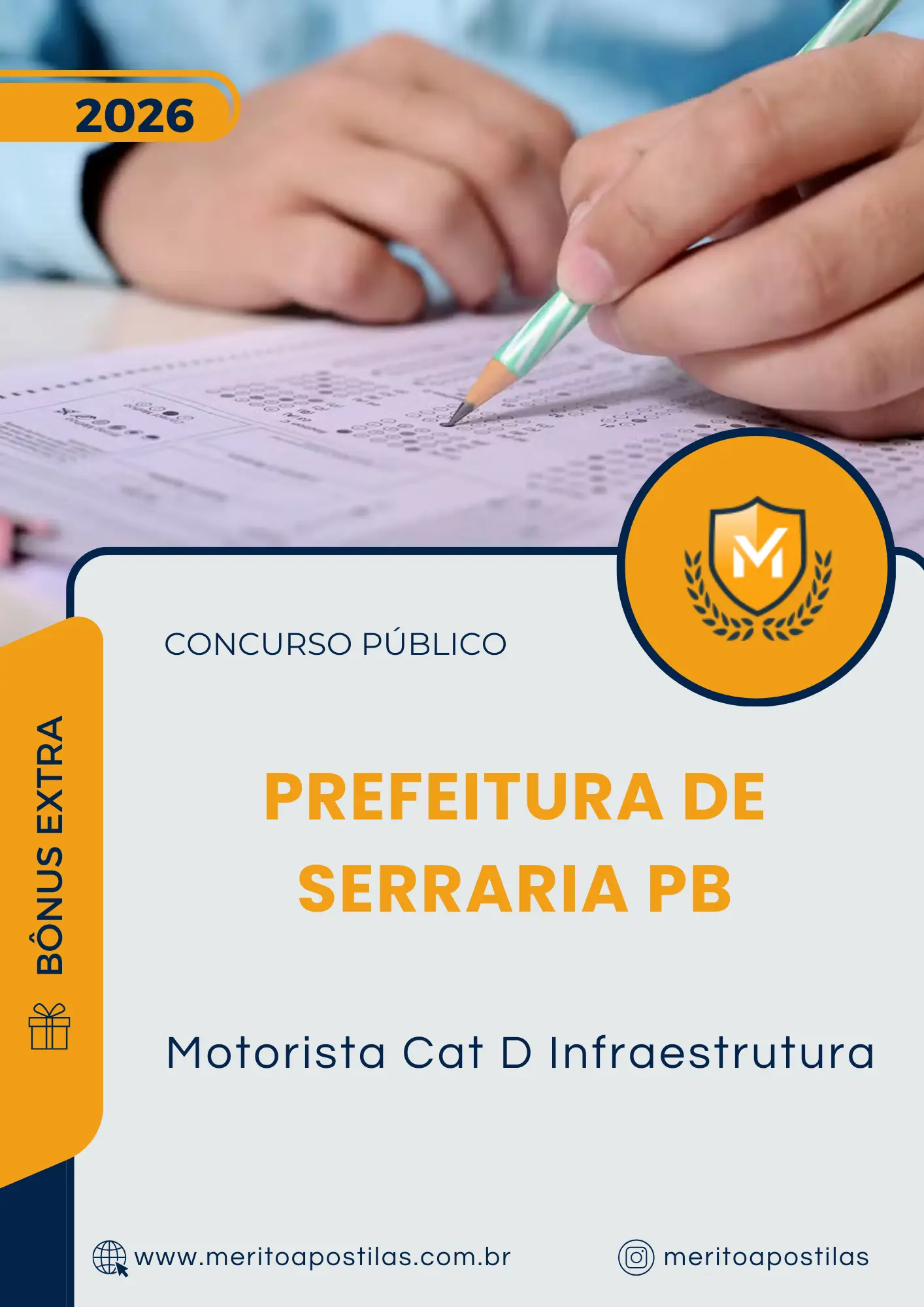 Apostila Motorista Cat D Infraestrutura Prefeitura de Serraria PB 2026