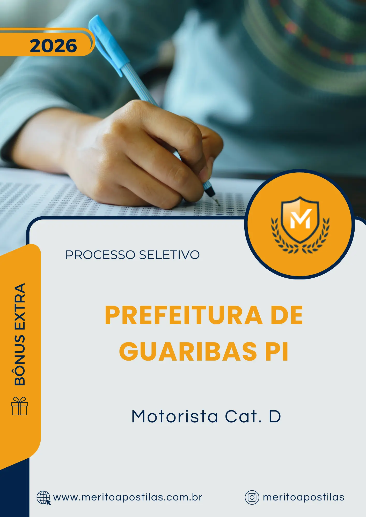 Apostila Motorista Cat D Prefeitura de Guaribas PI 2026