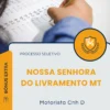 Apostila Motorista Cnh D Prefeitura de Nossa Senhora do Livramento MT 2026