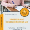 Apostila Motorista Cnh Mínimo Categoria B Prefeitura de Conselheiro Pena MG 2026