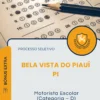 Apostila Motorista Escolar Categoria D Prefeitura de Bela Vista do Piauí PI 2026
