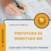 Apostila Operador De Máquina Pesada Prefeitura de Inimutaba MG 2026
