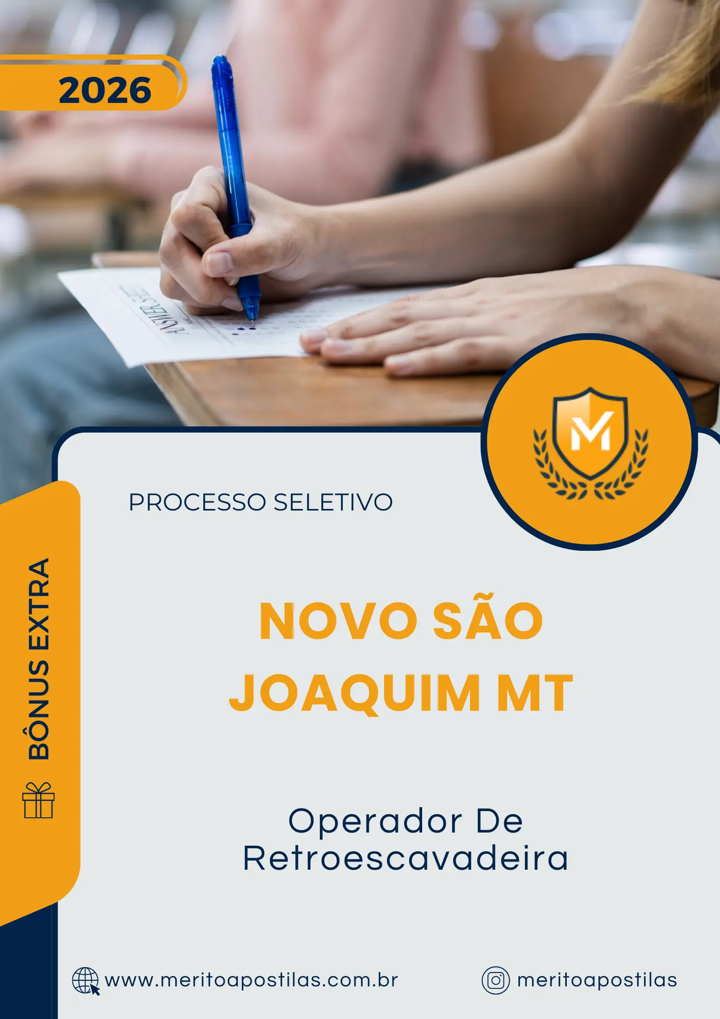 Apostila Operador De Retroescavadeira Prefeitura de Novo São Joaquim MT 2026