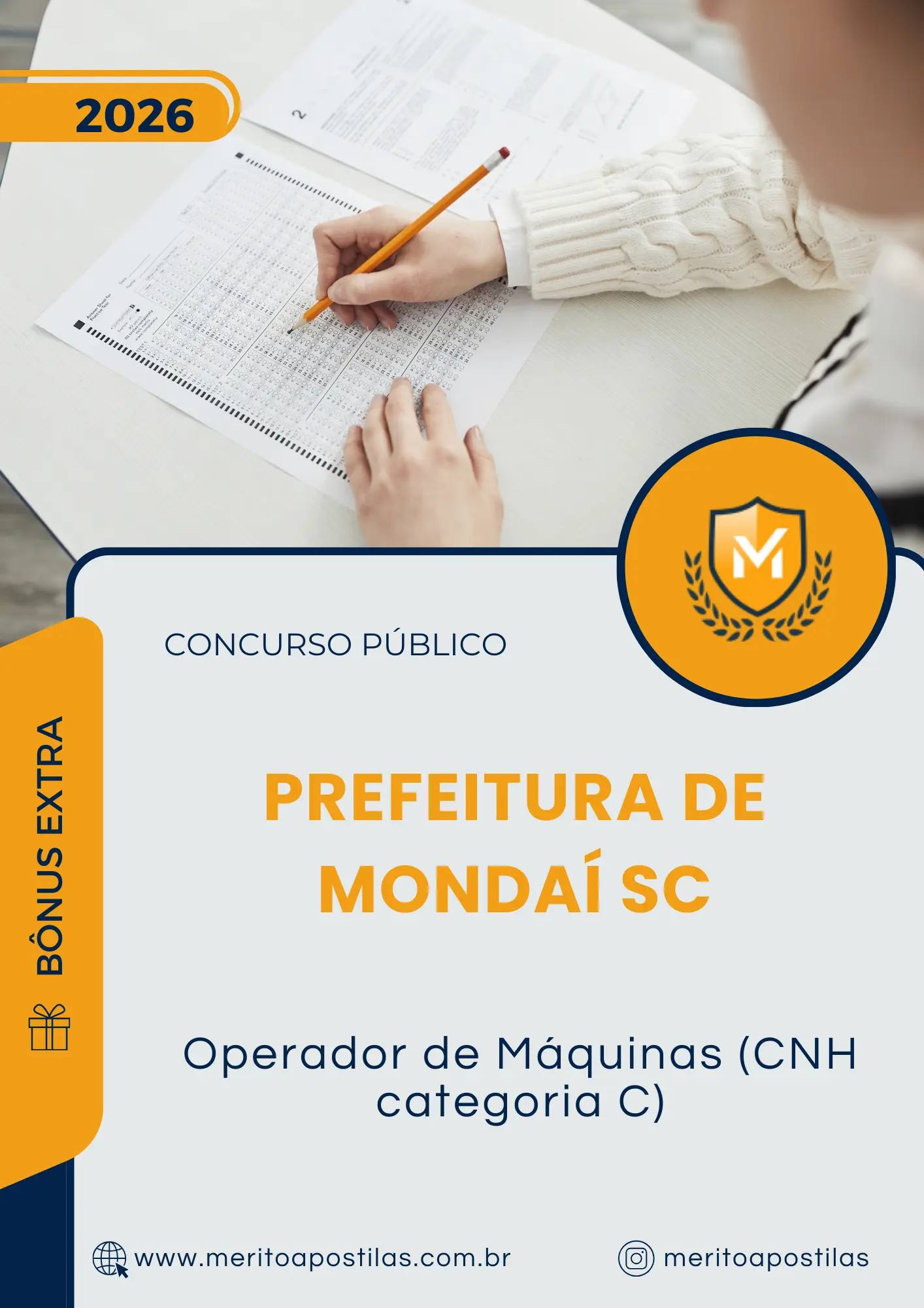Apostila Operador de Máquinas CNH categoria C Prefeitura de Mondaí SC 2026