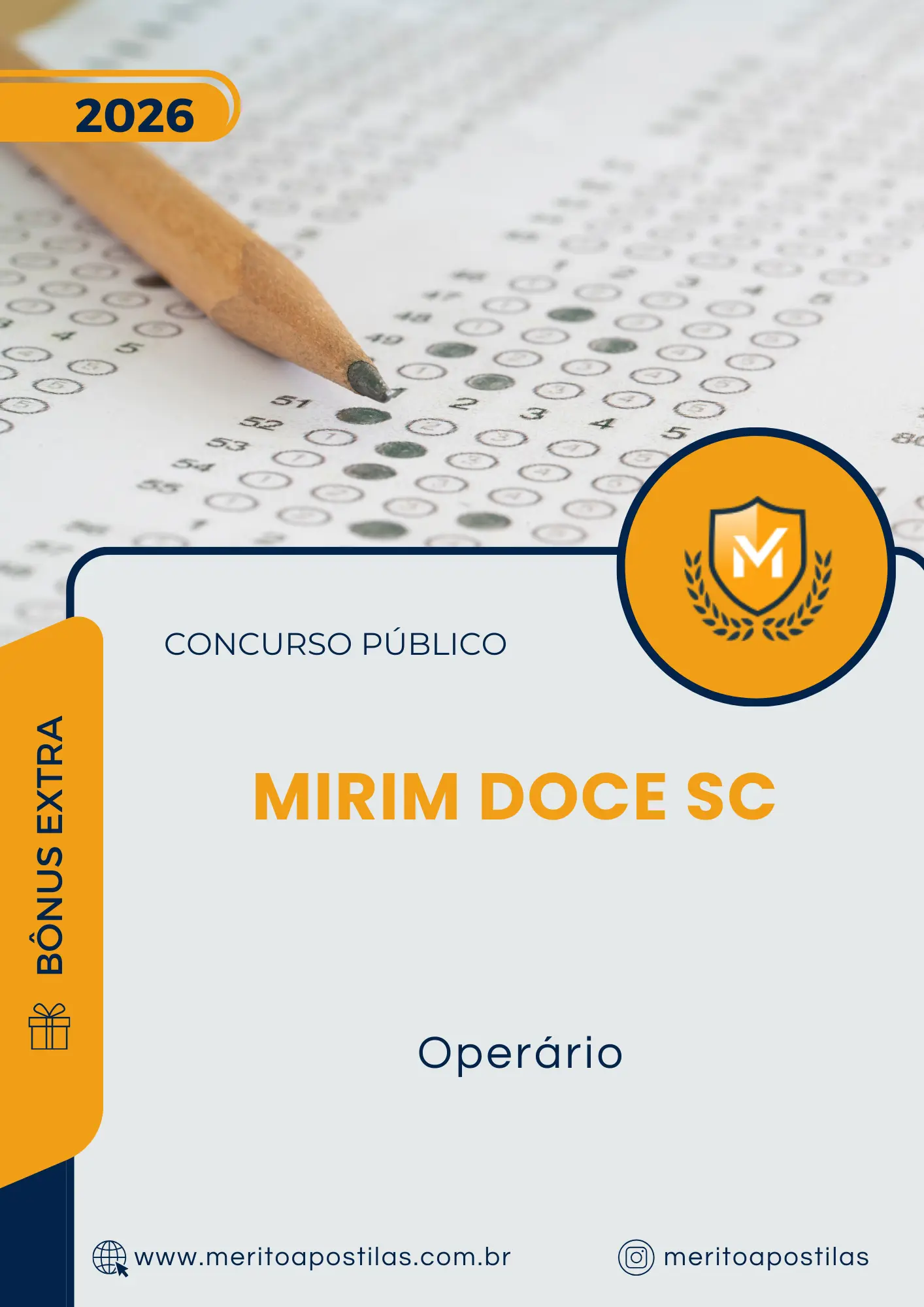Apostila Operário Prefeitura de Mirim Doce SC 2026