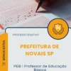 Apostila PEB I Professor de Educação Básica Prefeitura de Novais SP 2026