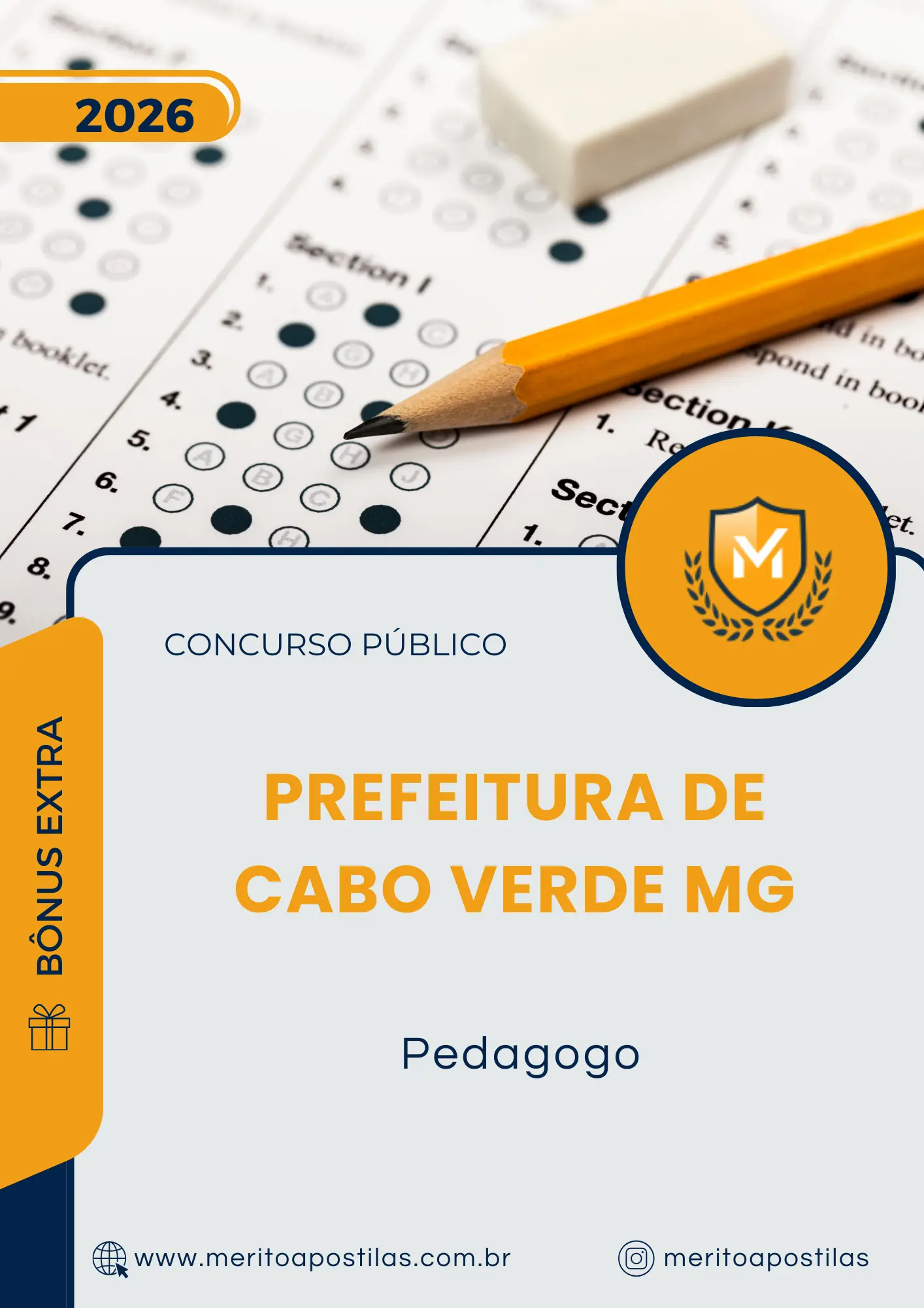 Apostila Pedagogo Prefeitura de Cabo Verde MG 2026