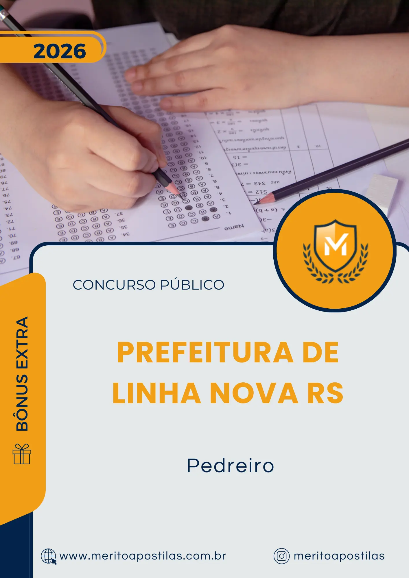 Apostila Pedreiro Prefeitura de Linha Nova RS 2026