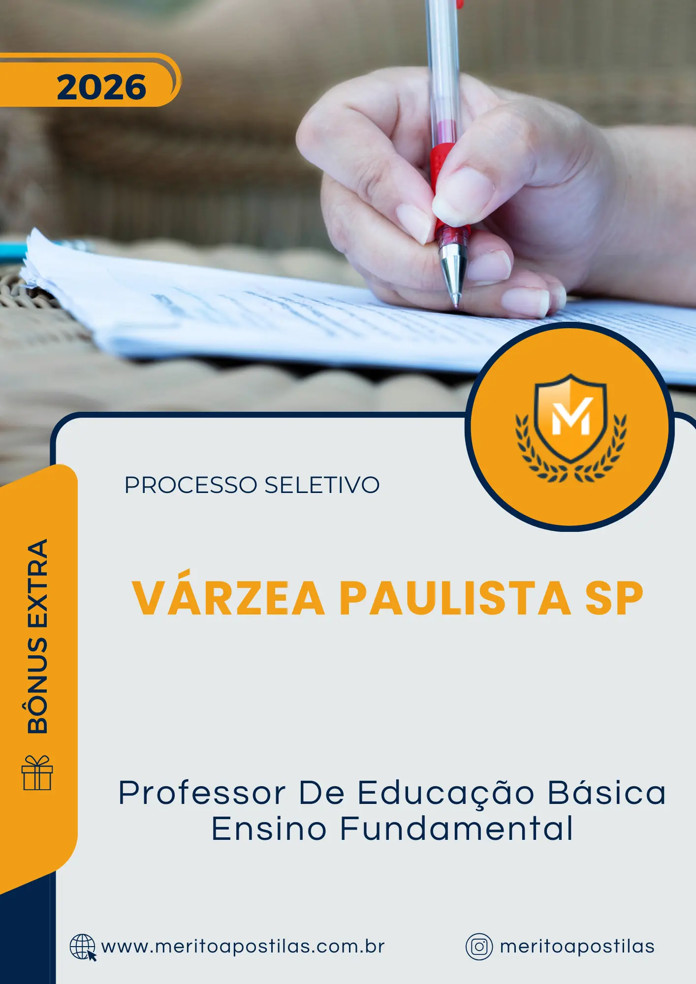 Apostila Professor De Educação Básica Ensino Fundamental Prefeitura de Várzea Paulista SP 2026