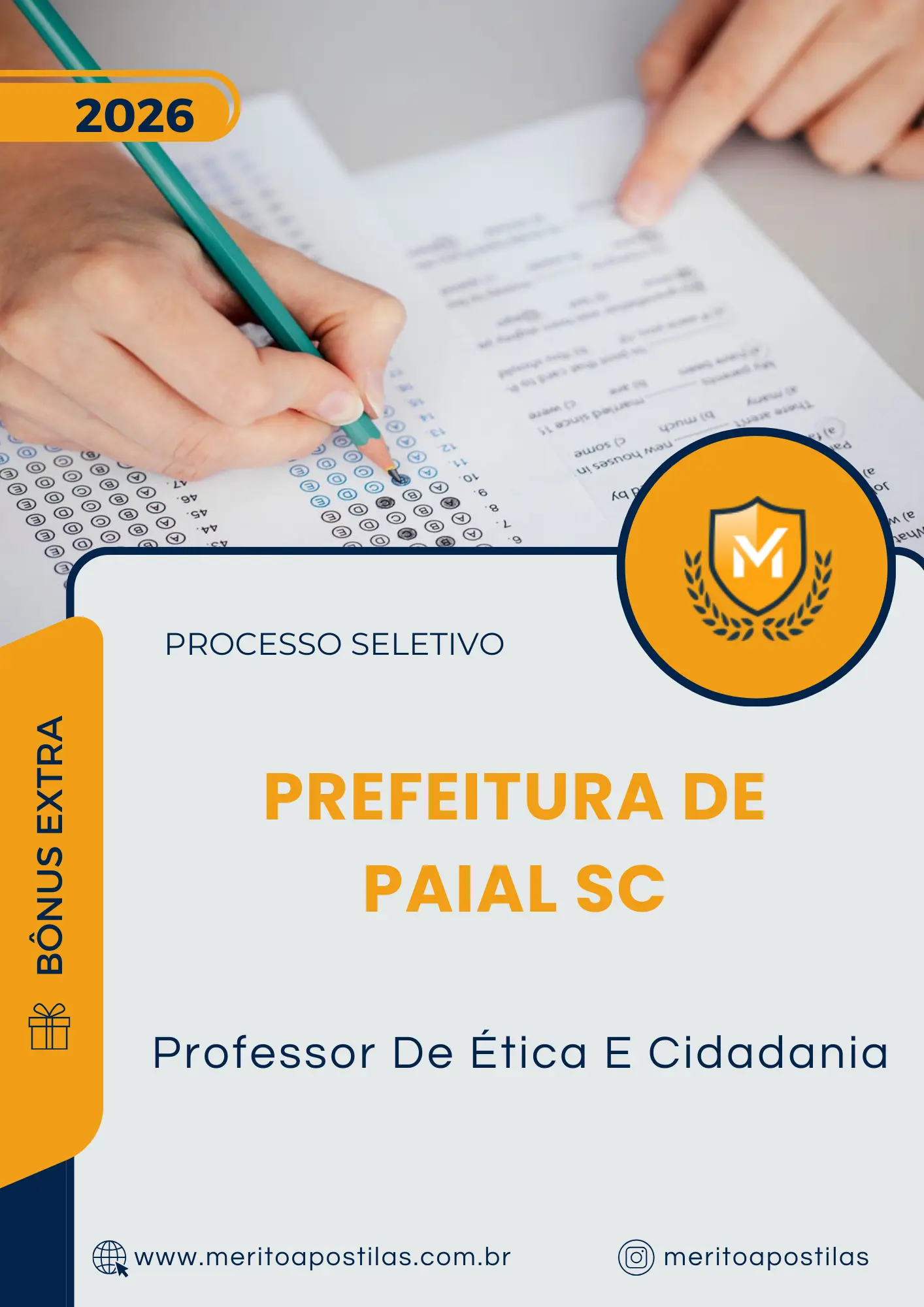 Apostila Professor De Ética E Cidadania Prefeitura de Paial SC 2026