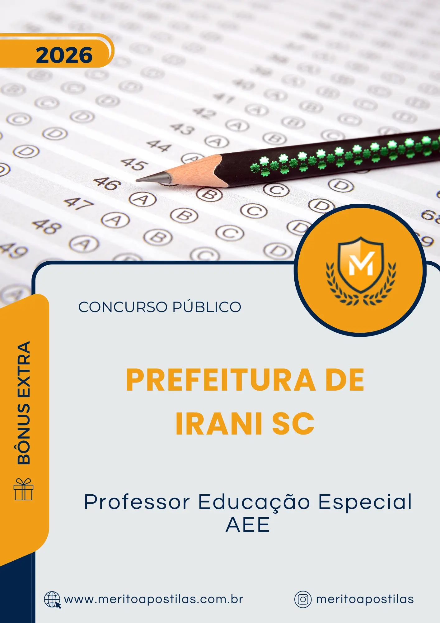 Apostila Professor Educação Especial AEE Prefeitura de Irani SC 2026