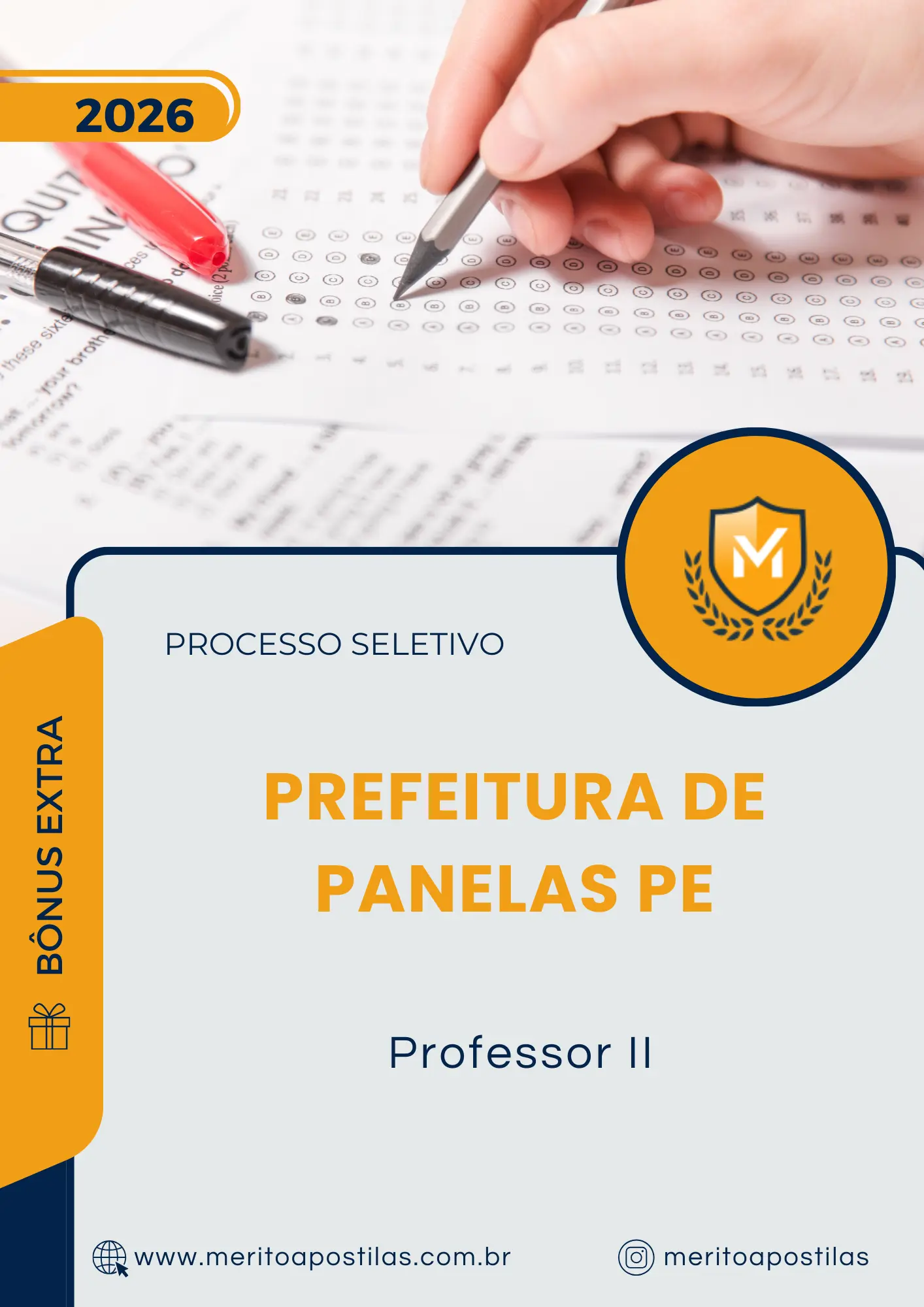 Apostila Professor II Prefeitura de Panelas PE 2026
