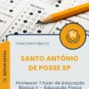 Apostila Professor Titular de Educação Básica II Educação Física Prefeitura de Santo Antônio de Posse SP 2026