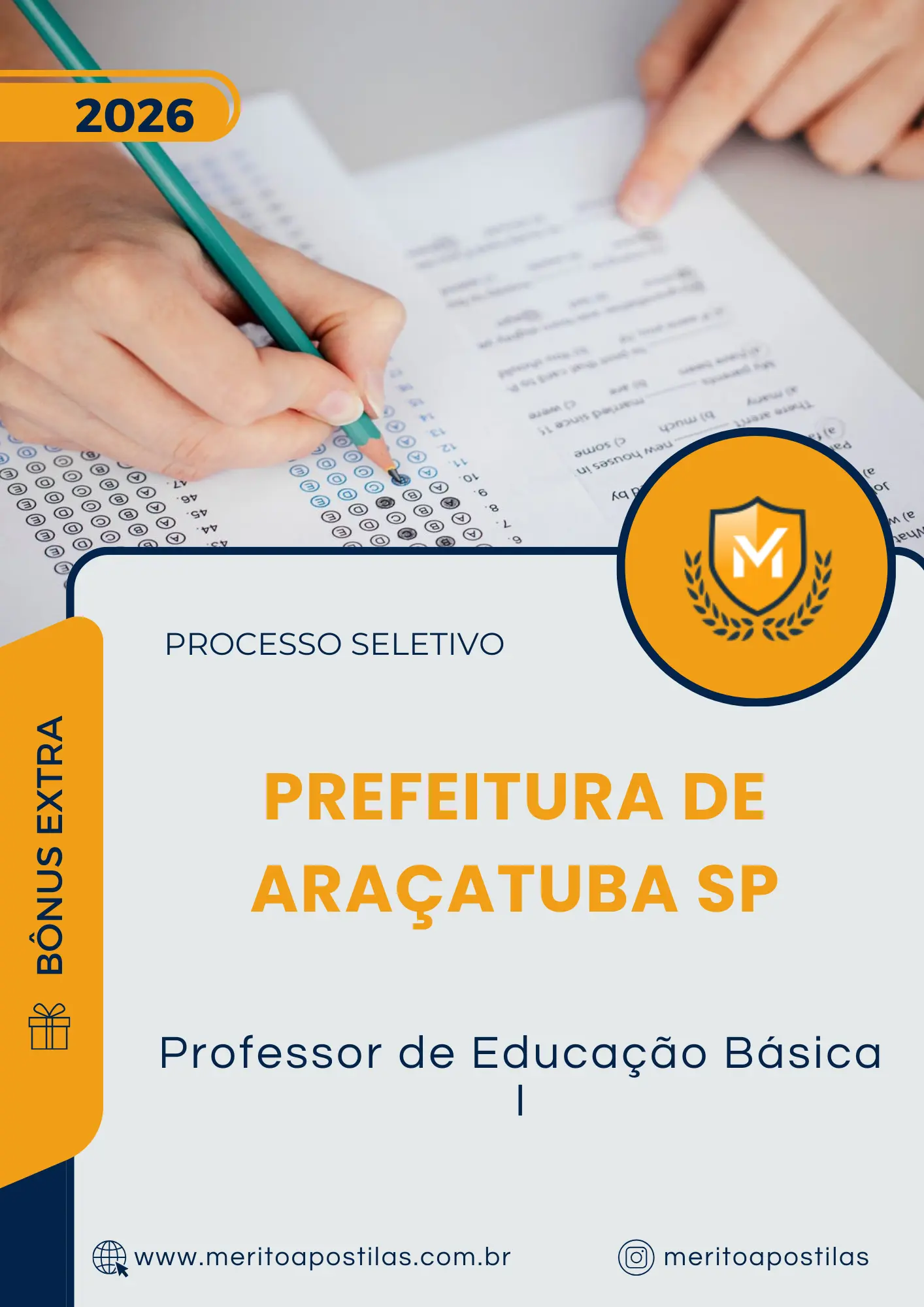 Apostila Professor de Educação Básica I Prefeitura de Araçatuba SP 2026