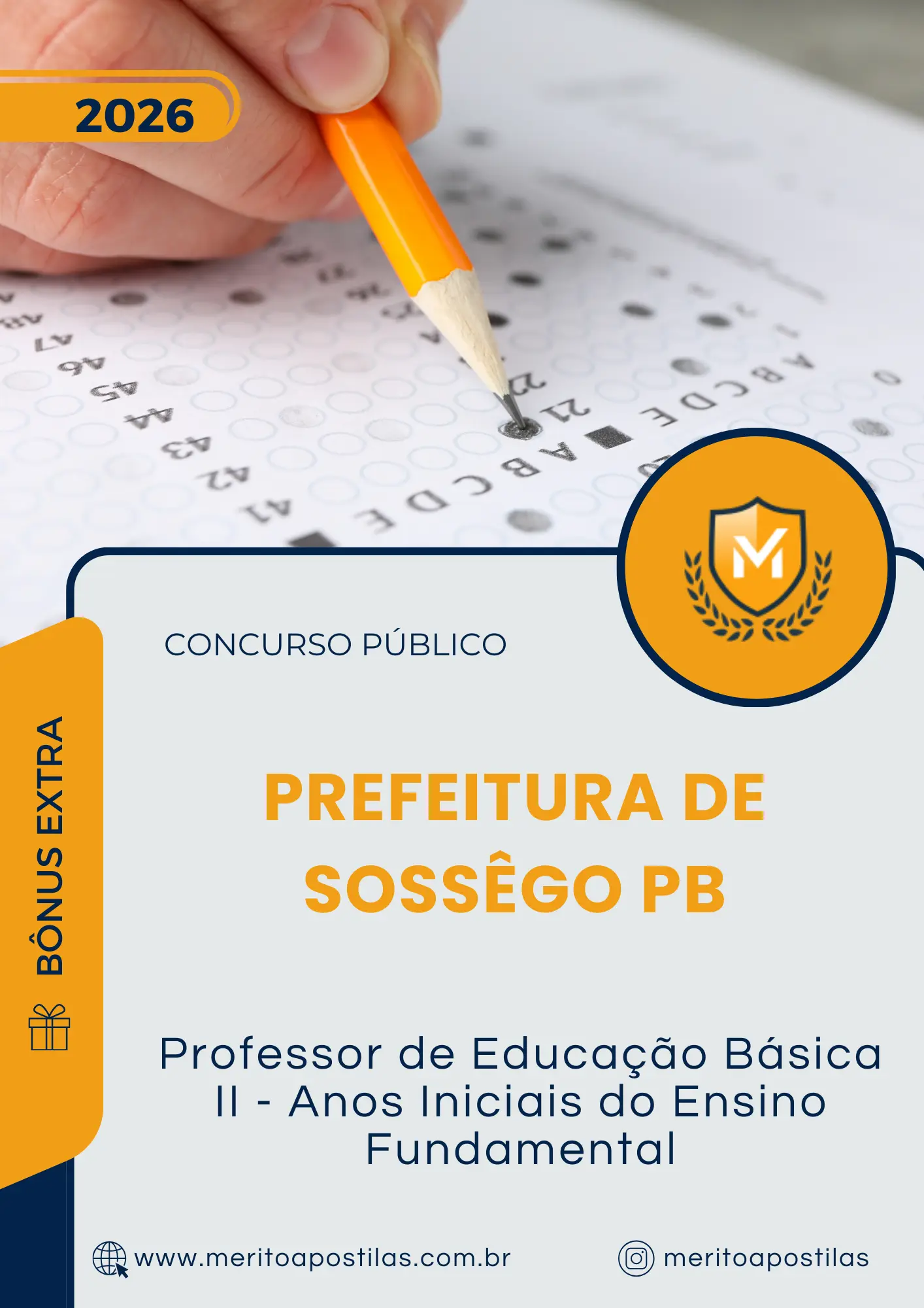 Apostila Professor de Educação Básica II Anos Iniciais do Ensino Fundamental Prefeitura de Sossêgo PB 2026