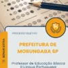 Apostila Professor de Educação Básica II Língua Portuguesa Prefeitura de Morungaba SP 2026