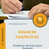 Apostila Professor de Educação Especial Prefeitura de Águas de Chapecó SC 2026