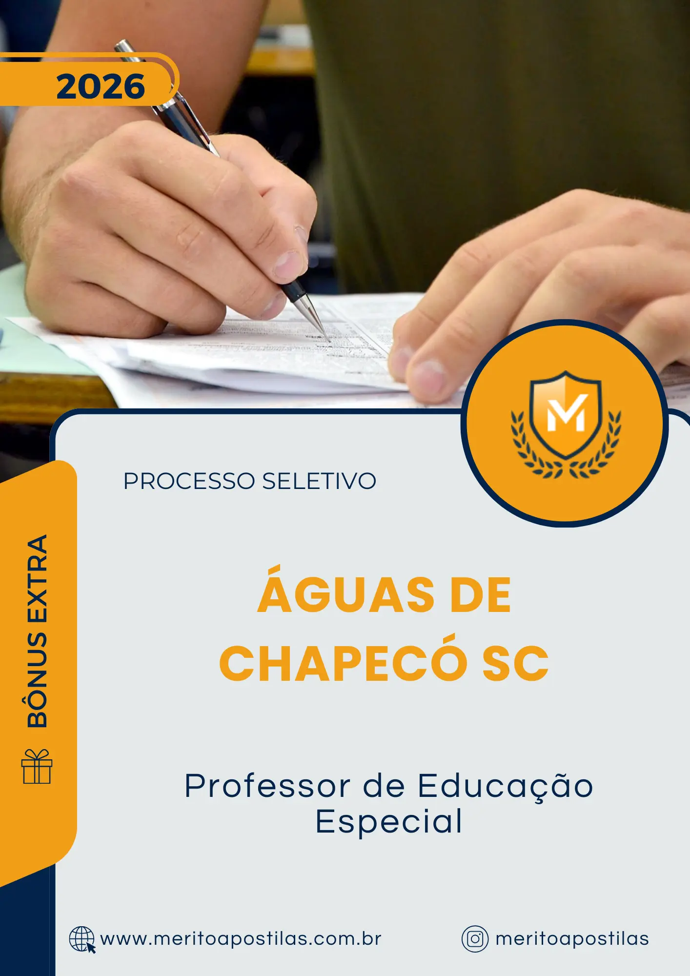 Apostila Professor de Educação Especial Prefeitura de Águas de Chapecó SC 2026