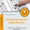 Apostila Professor de Educação Especial Prefeitura de São Bonifácio SC 2026