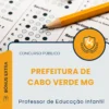 Apostila Professor de Educação Infantil Prefeitura de Cabo Verde MG 2026