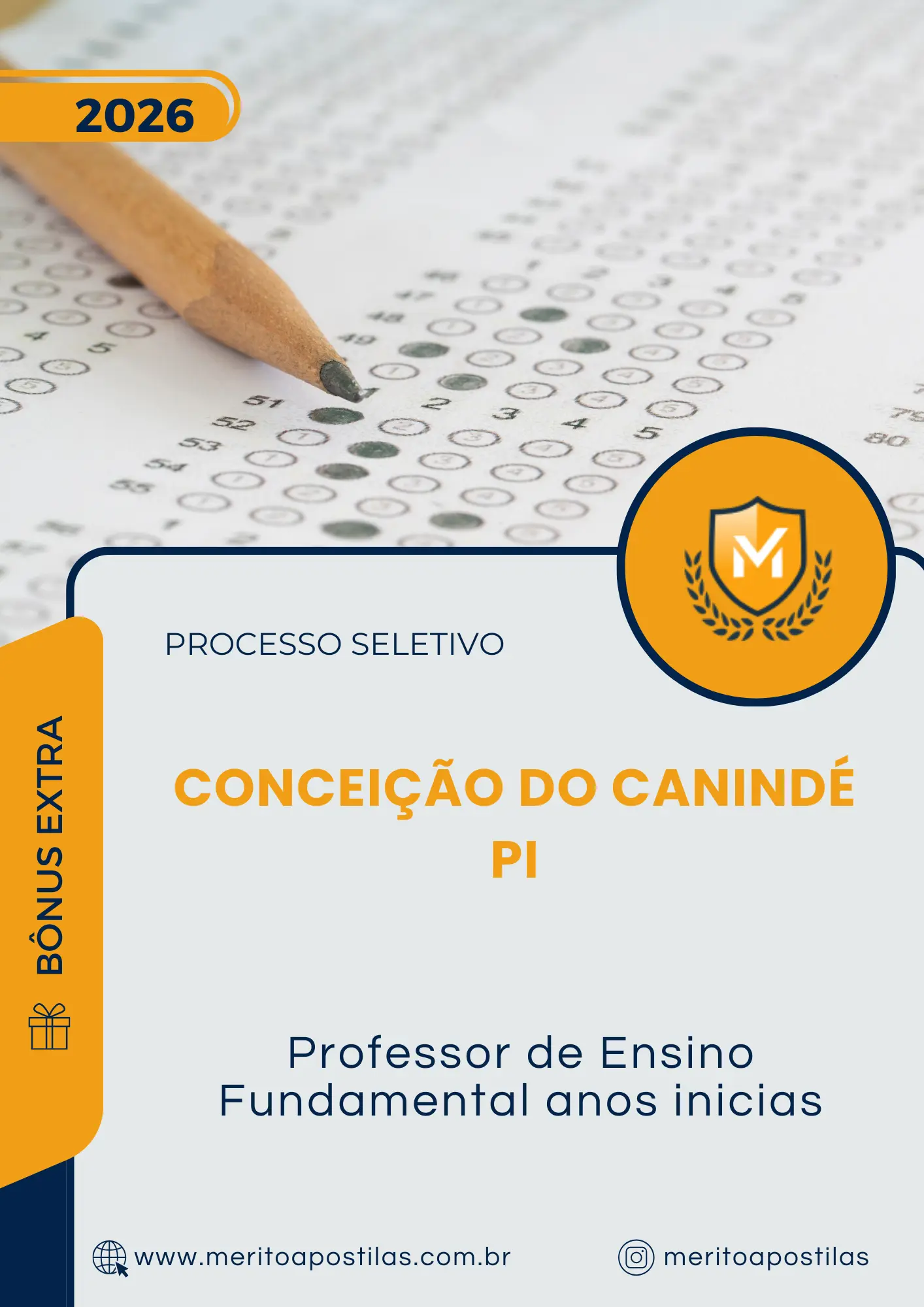 Apostila Professor de Ensino Fundamental anos inicias Prefeitura de Conceição do Canindé PI 2026