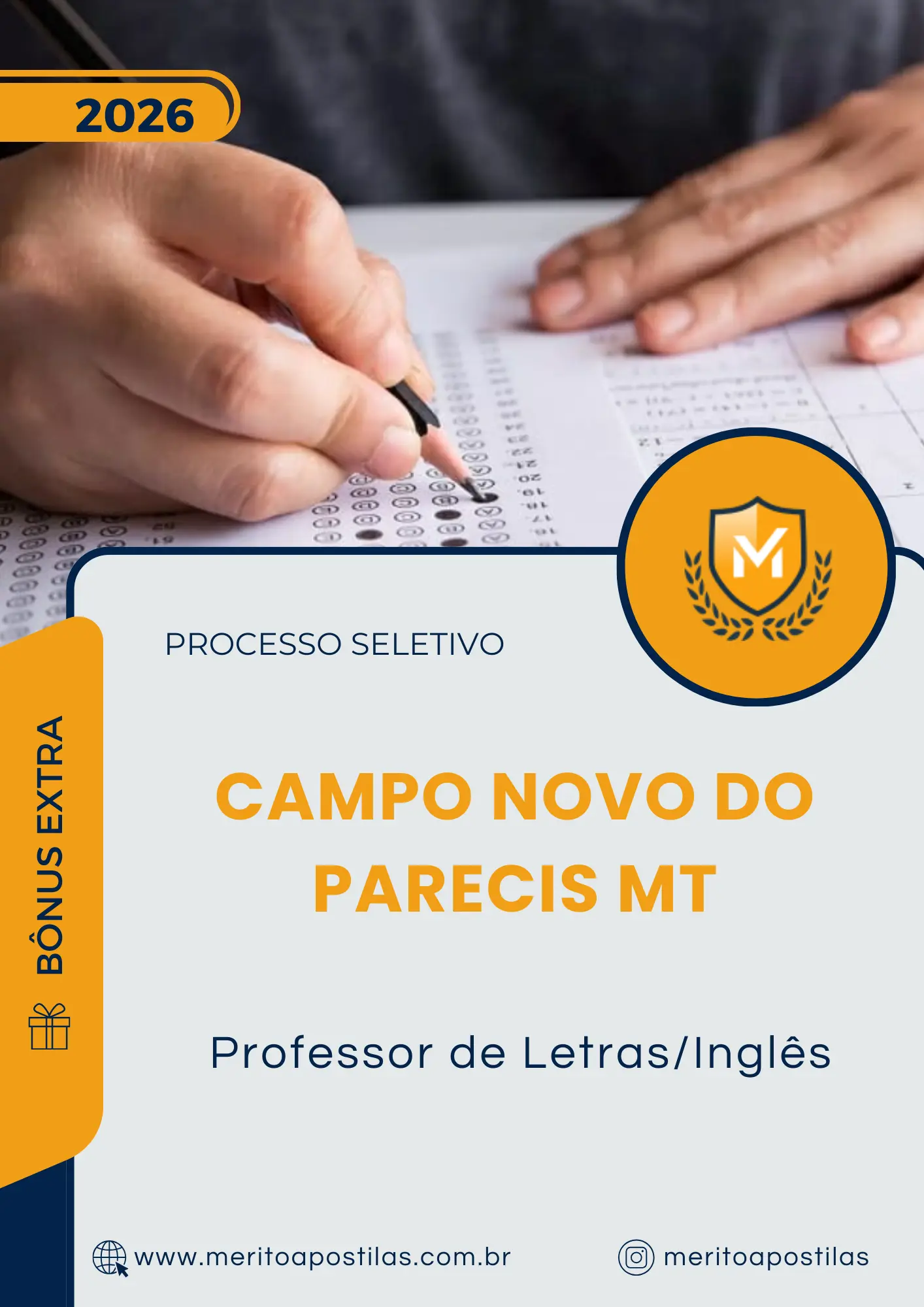 Apostila Professor de Letras Inglês Prefeitura de Campo Novo do Parecis MT 2026