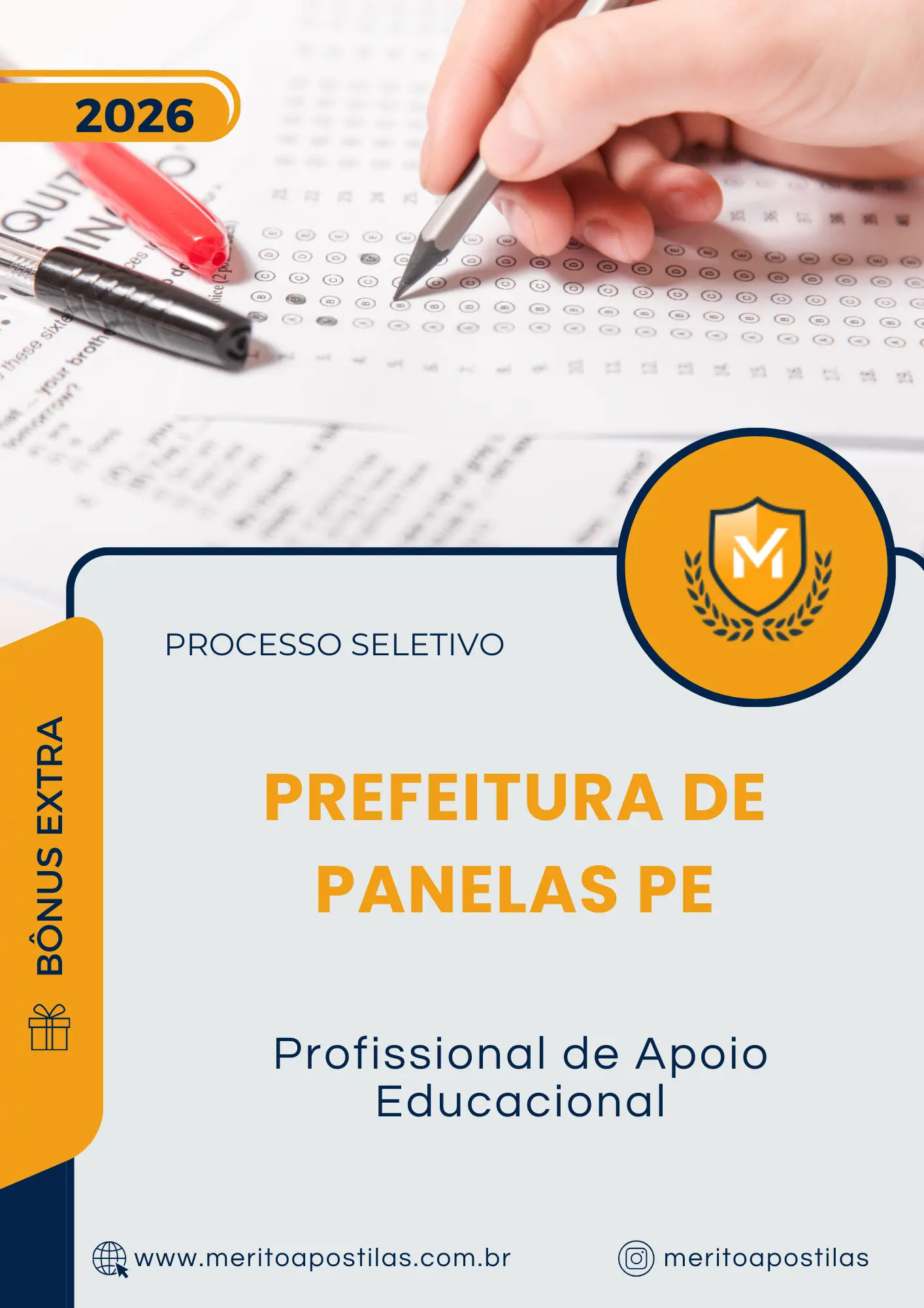 Apostila Profissional de Apoio Educacional Prefeitura de Panelas PE 2026